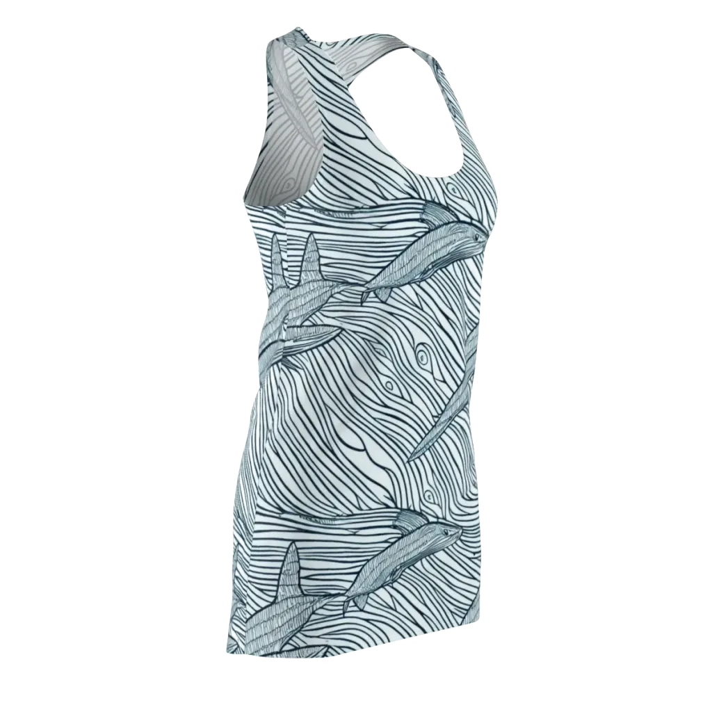 Sardine Sweep on Racerback Dress — Front Side