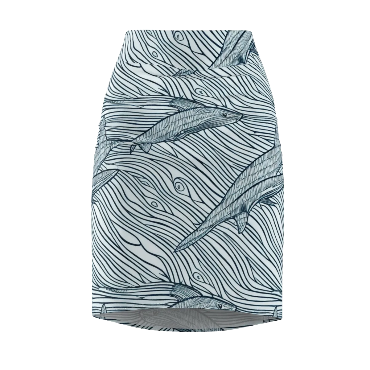 Sardine Sweep on Pencil Skirt — Front