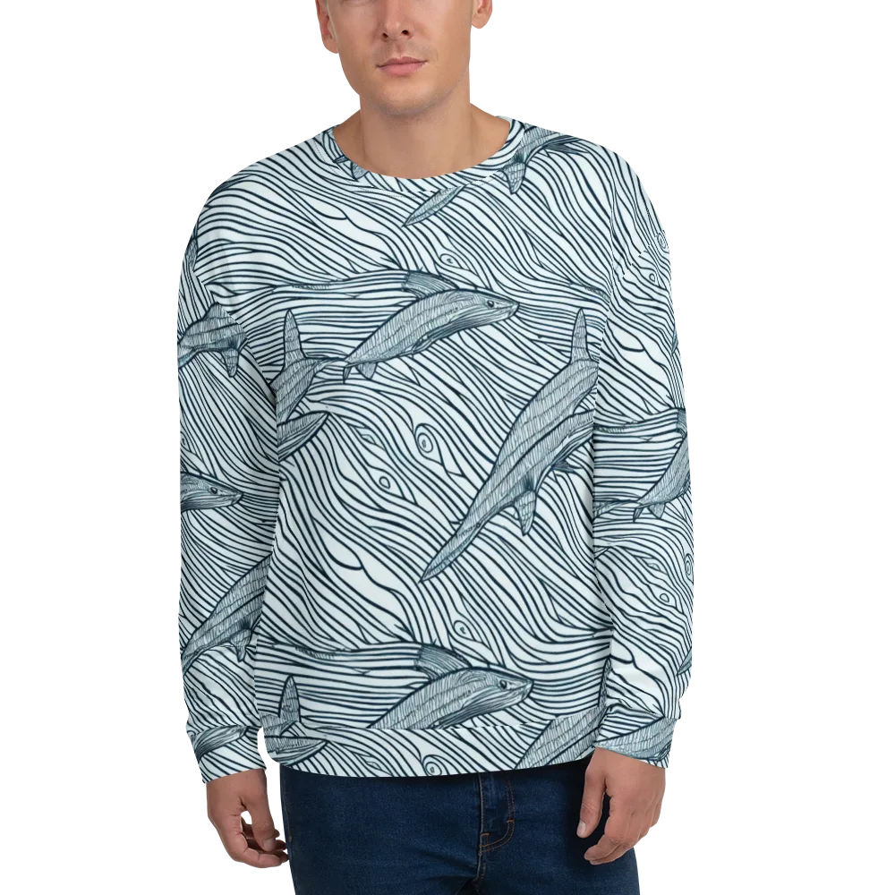 Sardine Sweep on Sweatshirt — Front