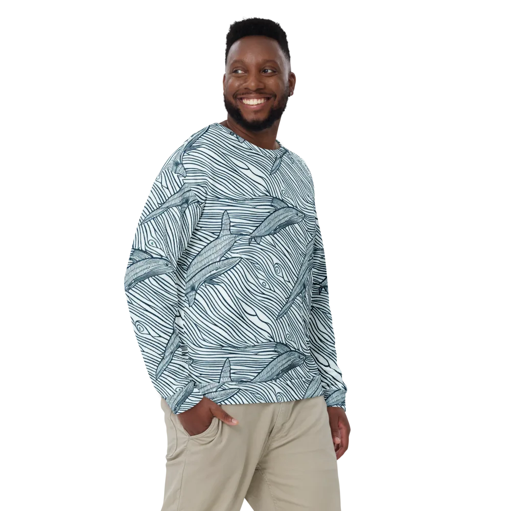 Sardine Sweep on Sweatshirt — Front
