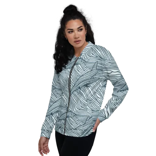 Sardine Sweep on a Bomber Jacket