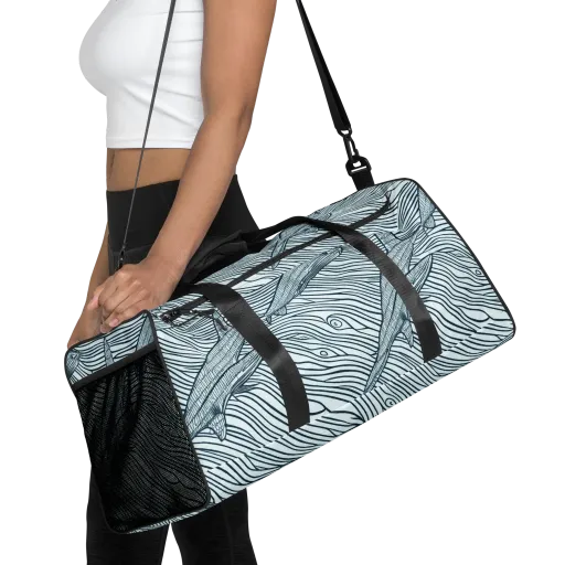 Sardine Sweep on a Duffle Bag