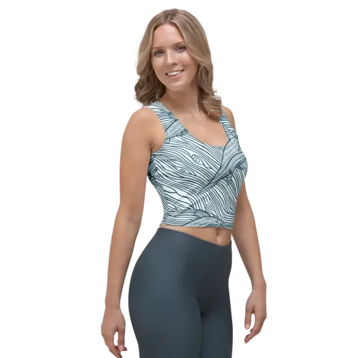Sardine Sweep on a Crop Top