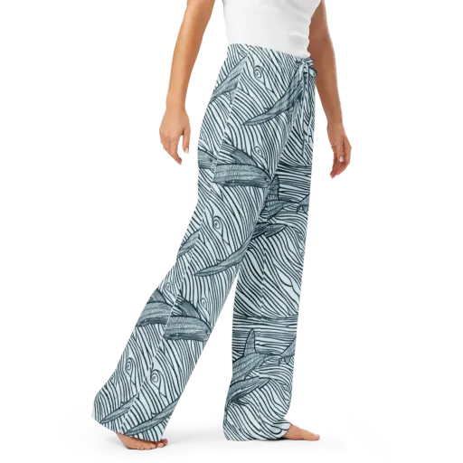 Sardine Sweep on a Women's Pajama Pants