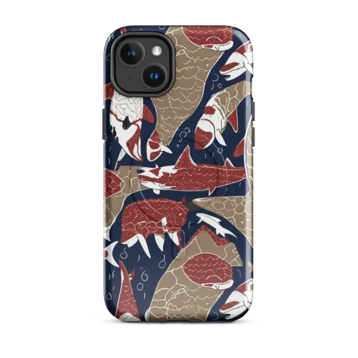 Crimson Koi on a MagSafe Tough Case for iPhone®