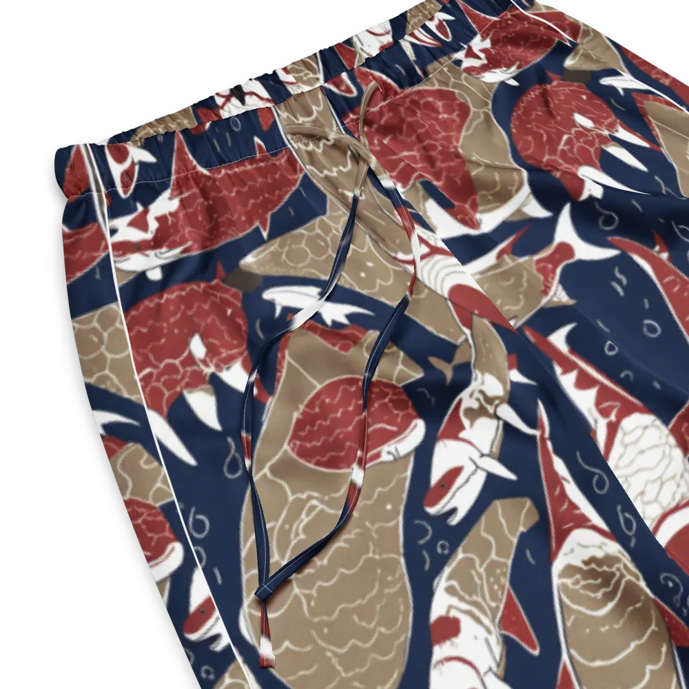 Crimson Koi on Women's Pajama Pants — Product details