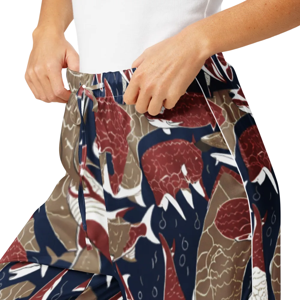 Crimson Koi on Women's Pajama Pants — Product details
