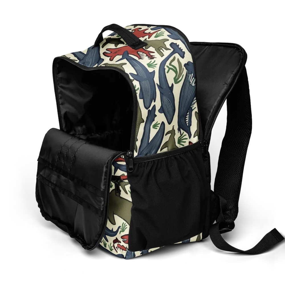 Shark Reef Riot on Utility Backpack — Product details 2