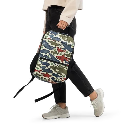 Shark Reef Riot on a Utility Backpack