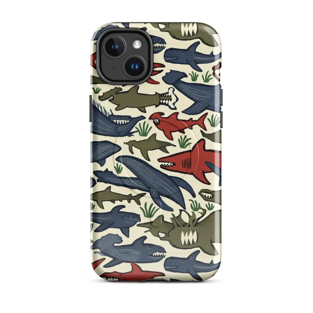 Shark Reef Riot on MagSafe Tough Case for iPhone® — Front