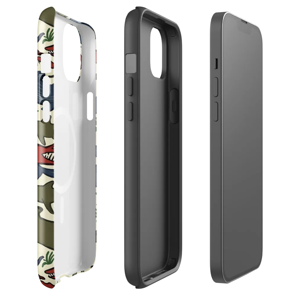 Shark Reef Riot on MagSafe Tough Case for iPhone® — Front