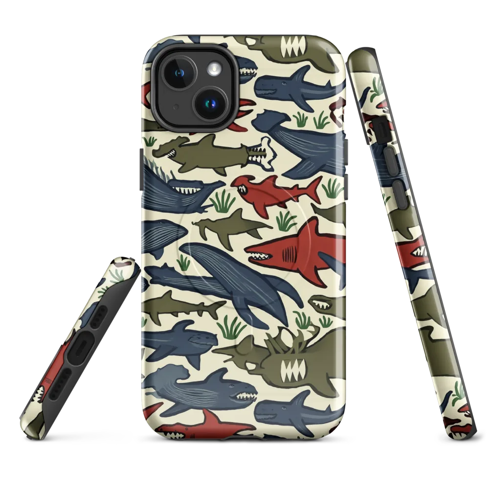 Shark Reef Riot on MagSafe Tough Case for iPhone® — Front
