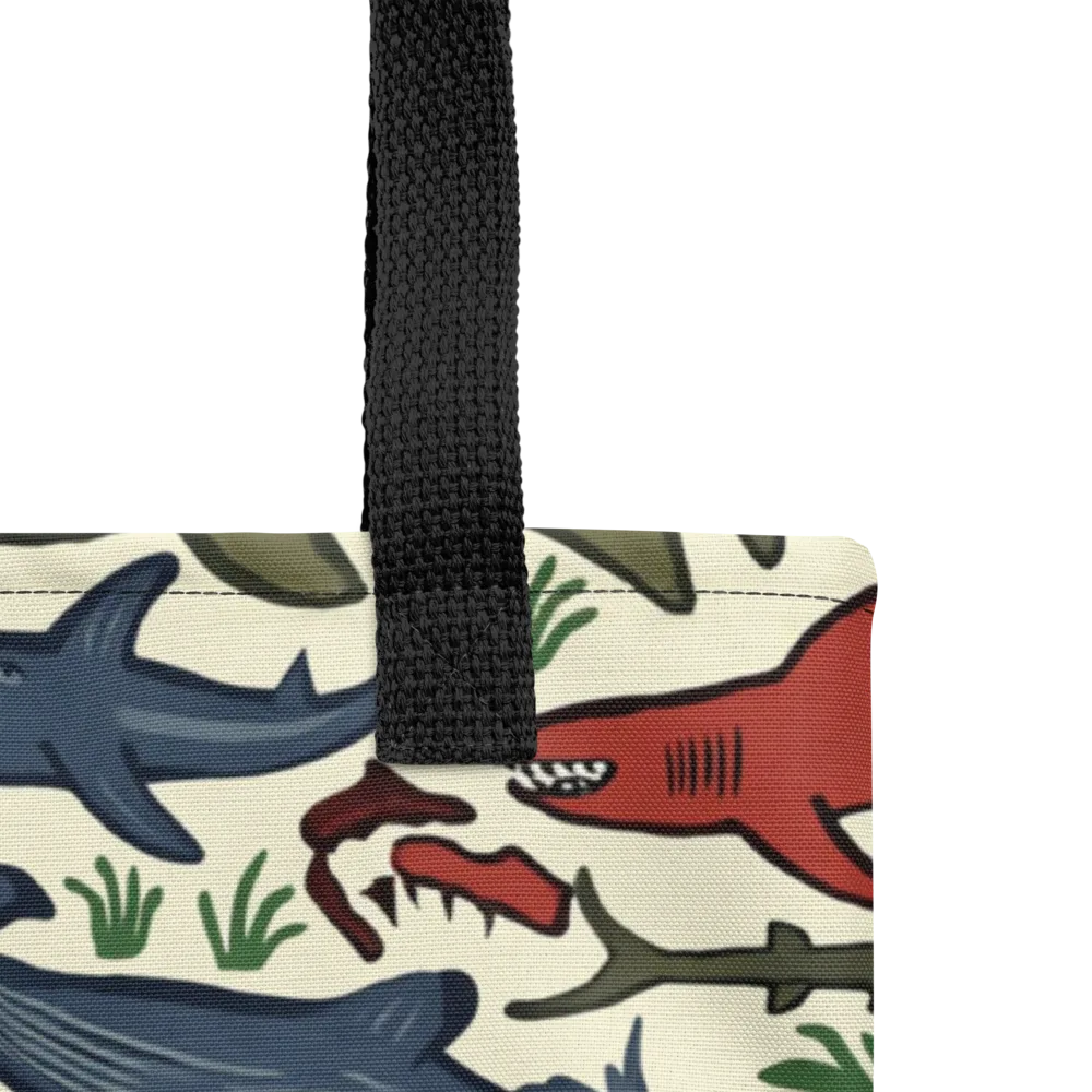 Shark Reef Riot on Tote Bag — Product details