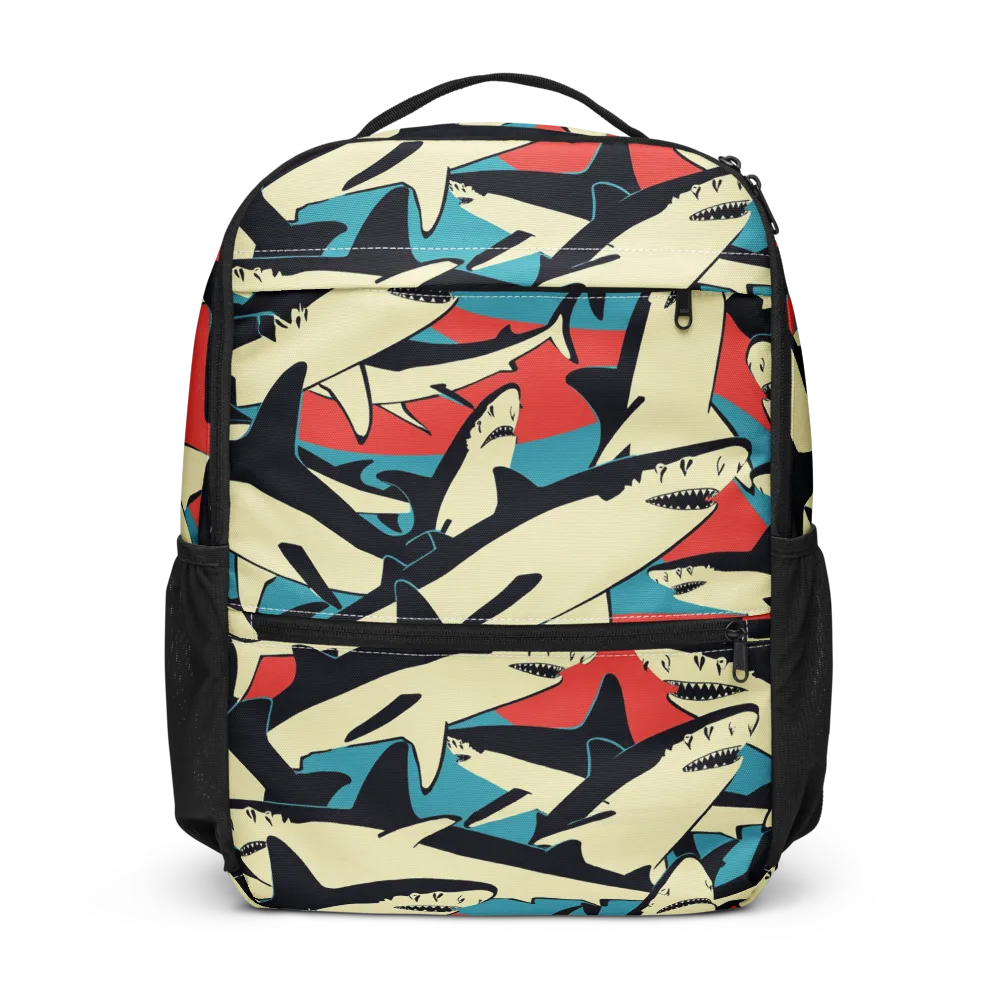 Jaws of Summer on Utility Backpack — Front