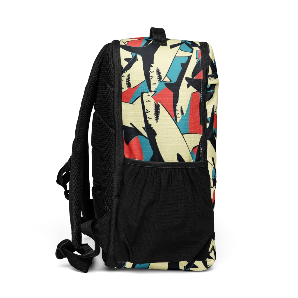 Jaws of Summer on Utility Backpack — Right