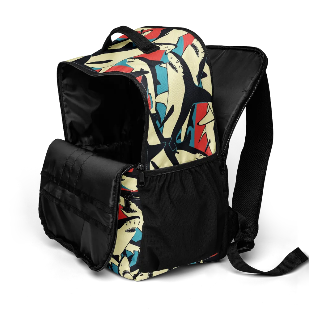 Jaws of Summer on Utility Backpack — Product details 2