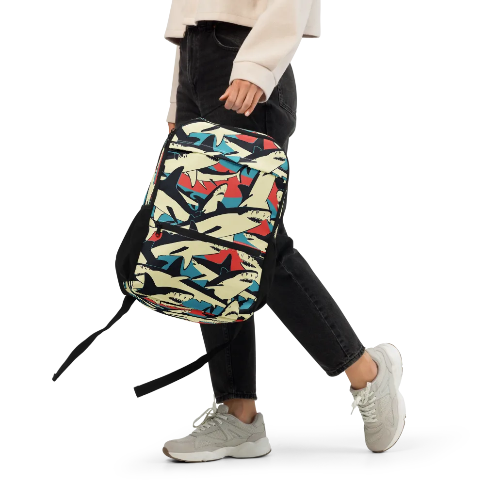 Jaws of Summer on Utility Backpack — Front