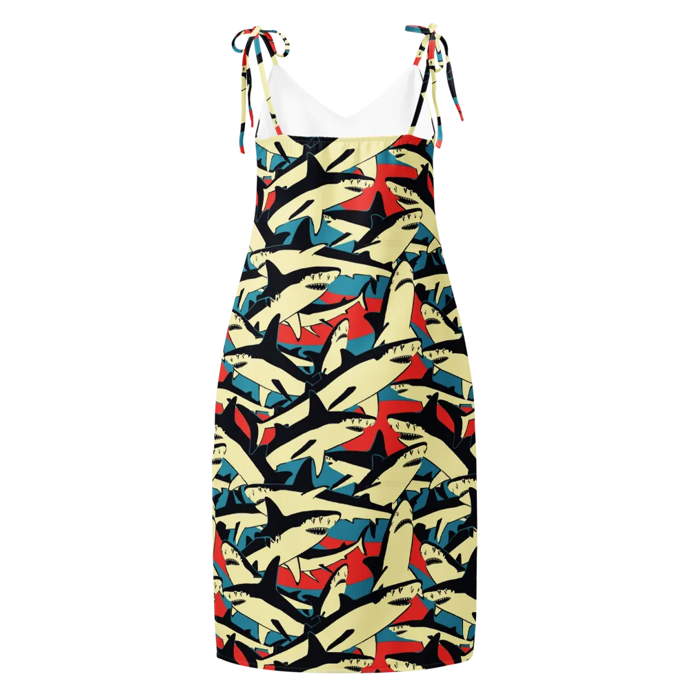 Jaws of Summer on Slip Dress — Back