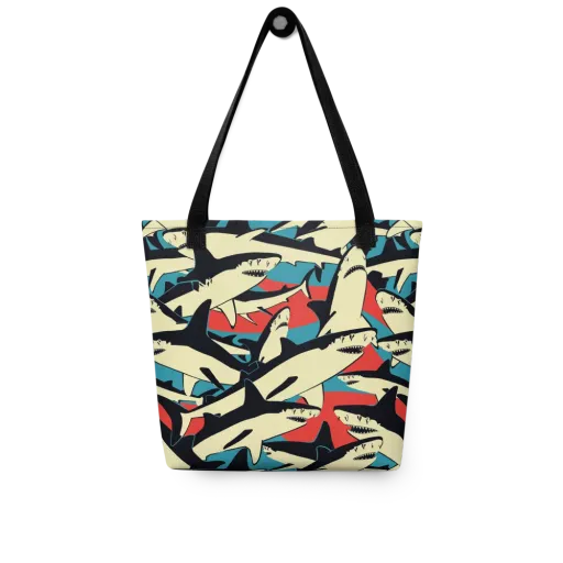 Jaws of Summer on a Tote Bag