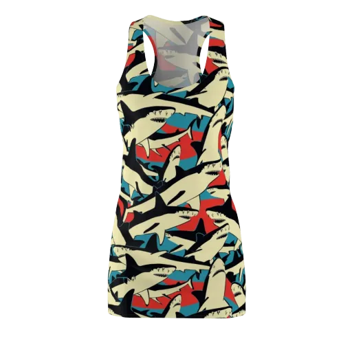 Jaws of Summer on a Racerback Dress