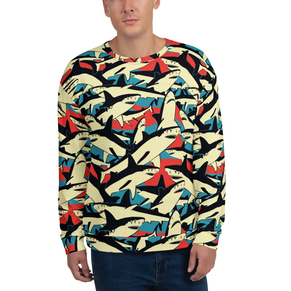 Jaws of Summer on Sweatshirt — Front