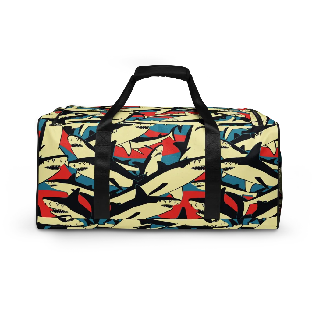 Jaws of Summer on Duffle Bag — Back