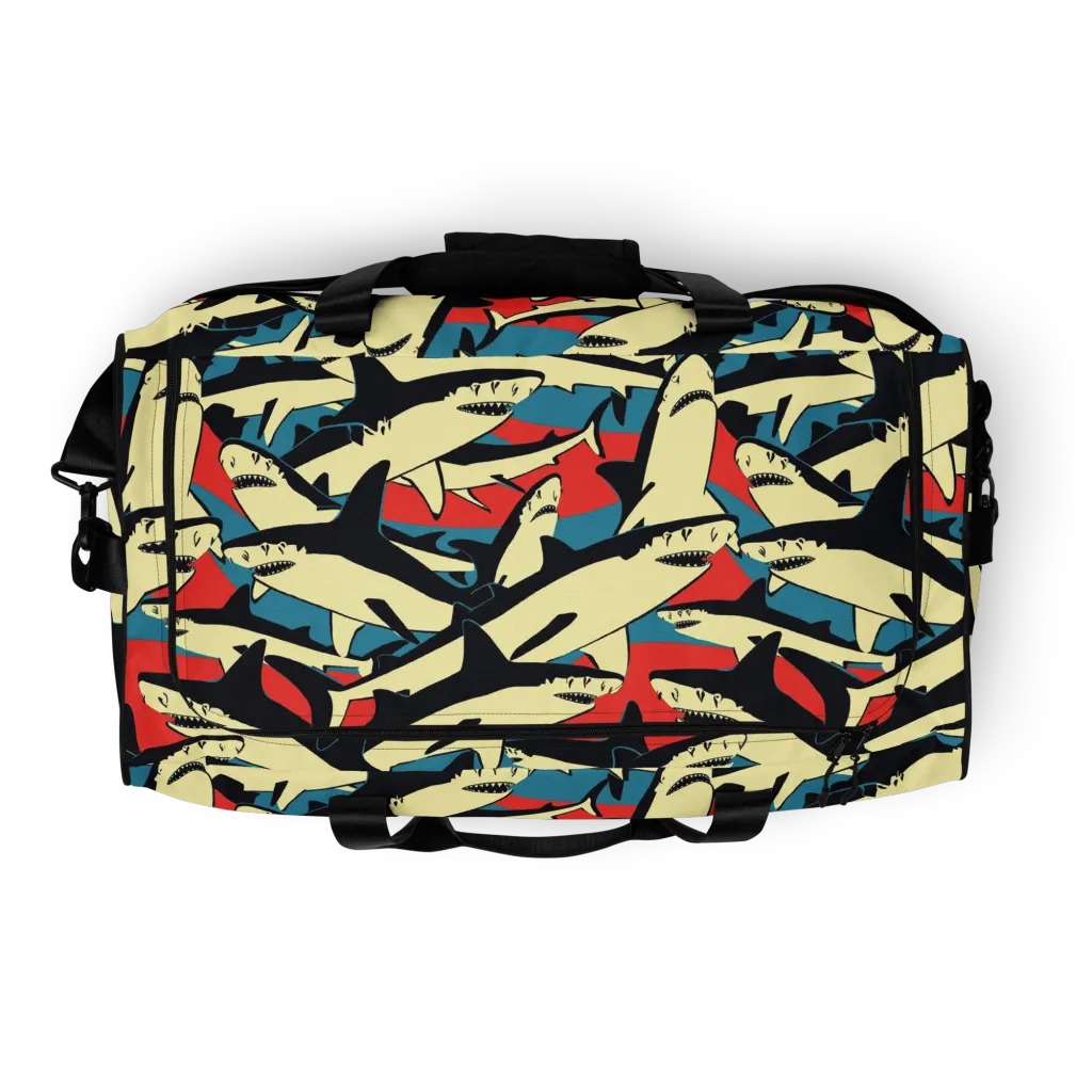 Jaws of Summer on Duffle Bag — Top
