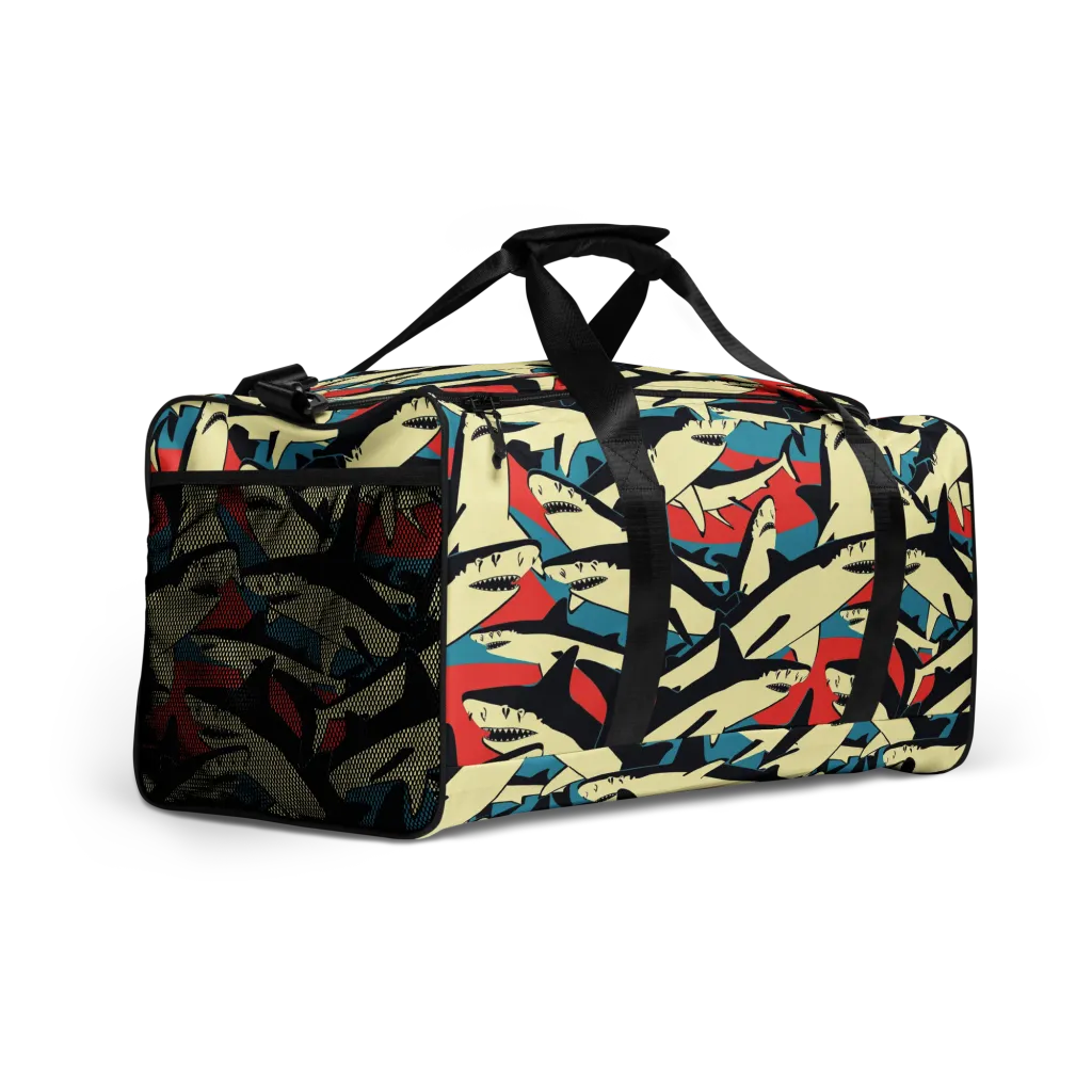 Jaws of Summer on Duffle Bag — Right Front