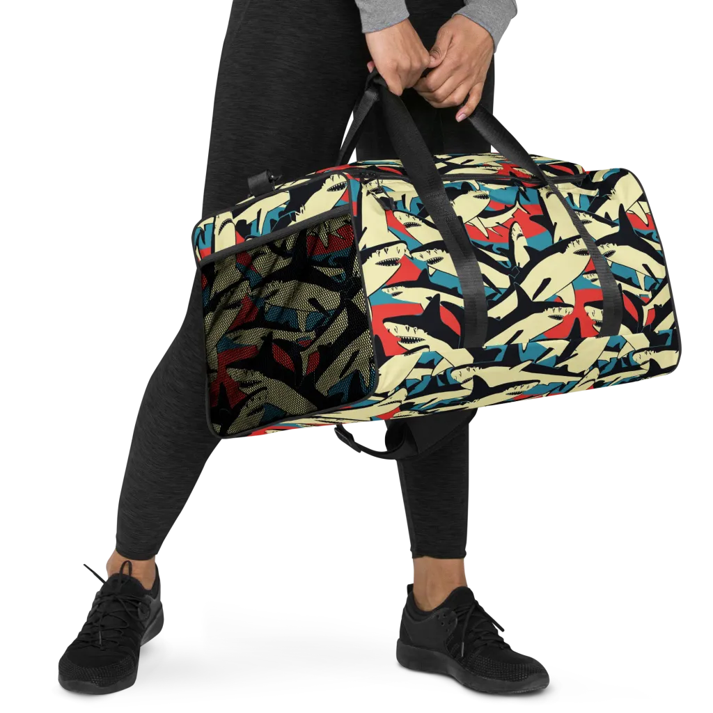 Jaws of Summer on Duffle Bag — Right Front