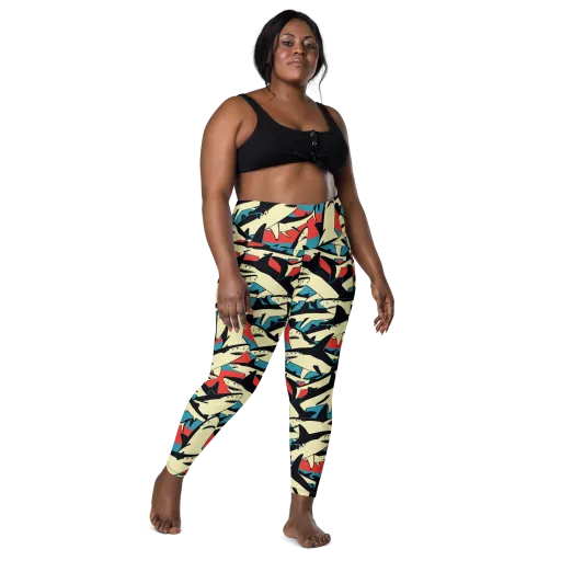Jaws of Summer on a Leggings with Pockets