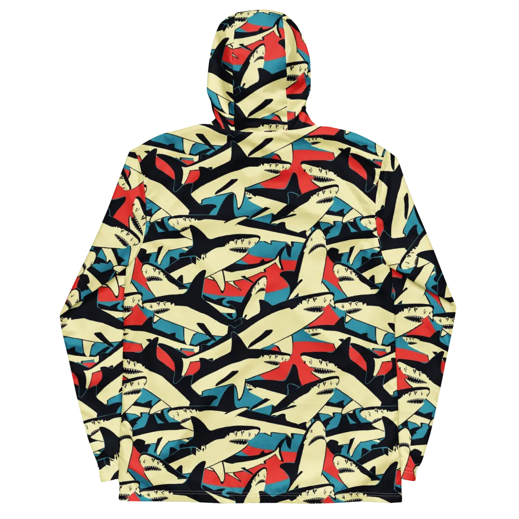 Jaws of Summer on Men's Windbreaker — Back