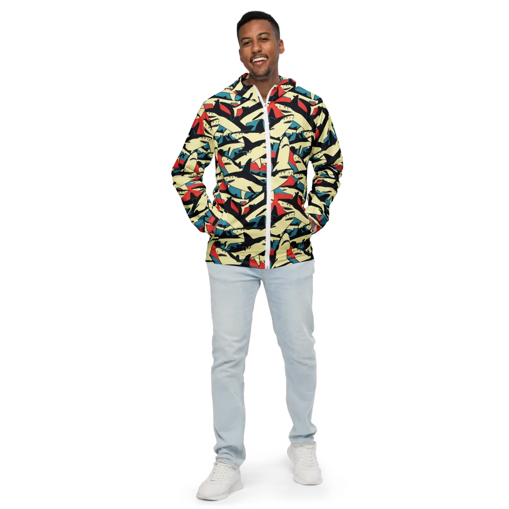 Jaws of Summer on Men's Windbreaker — Front