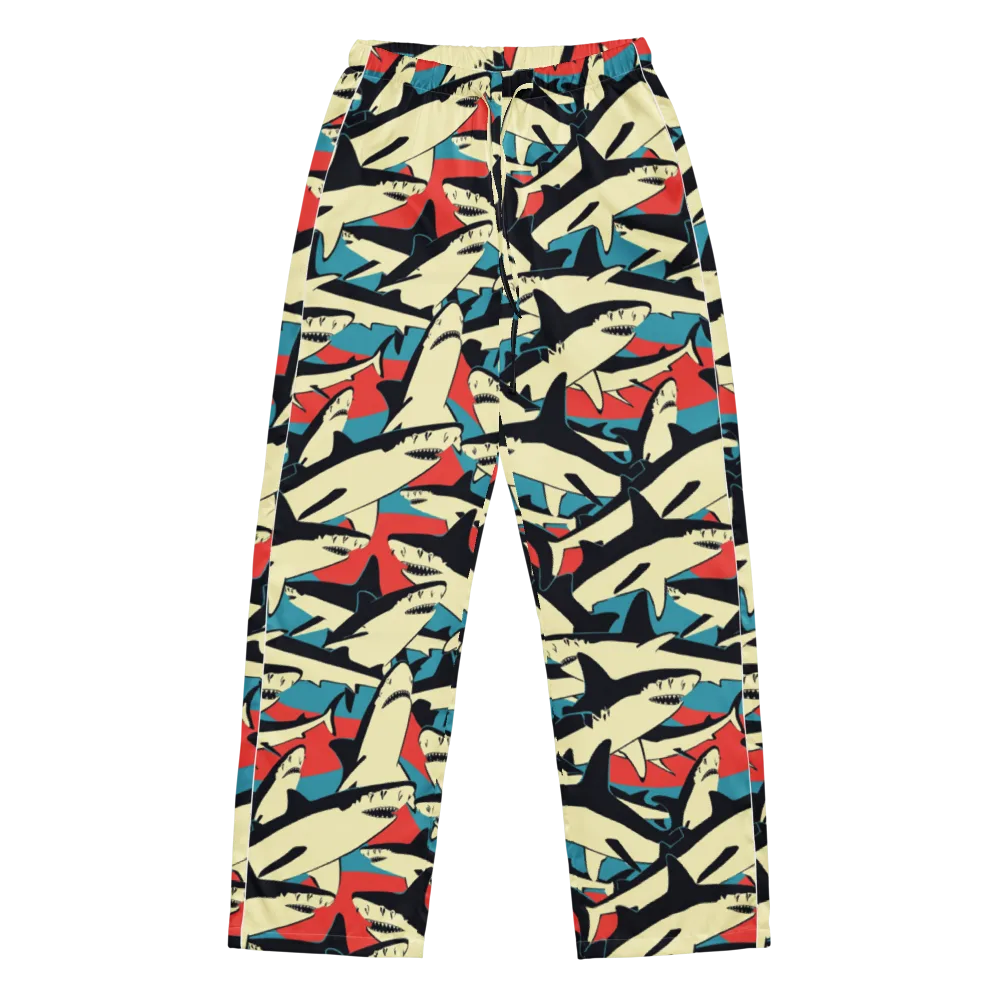Jaws of Summer on Women's Pajama Pants — Front