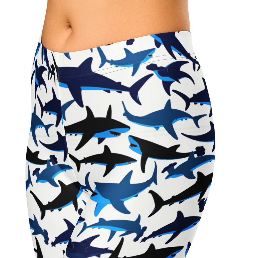 Abyssal School on Capri Leggings — Zoomed-in