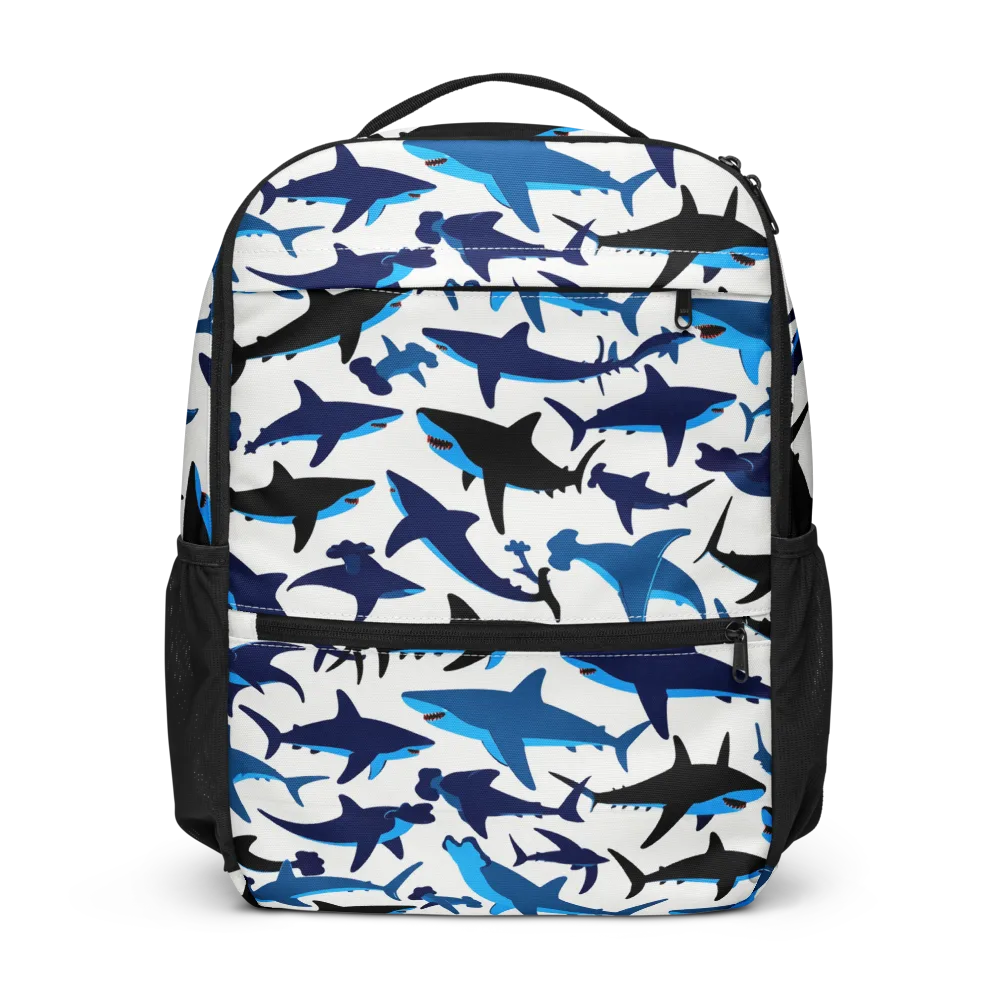 Abyssal School on Utility Backpack — Front