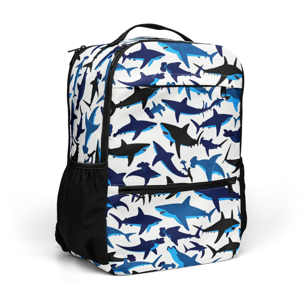 Abyssal School on Utility Backpack — Right Front