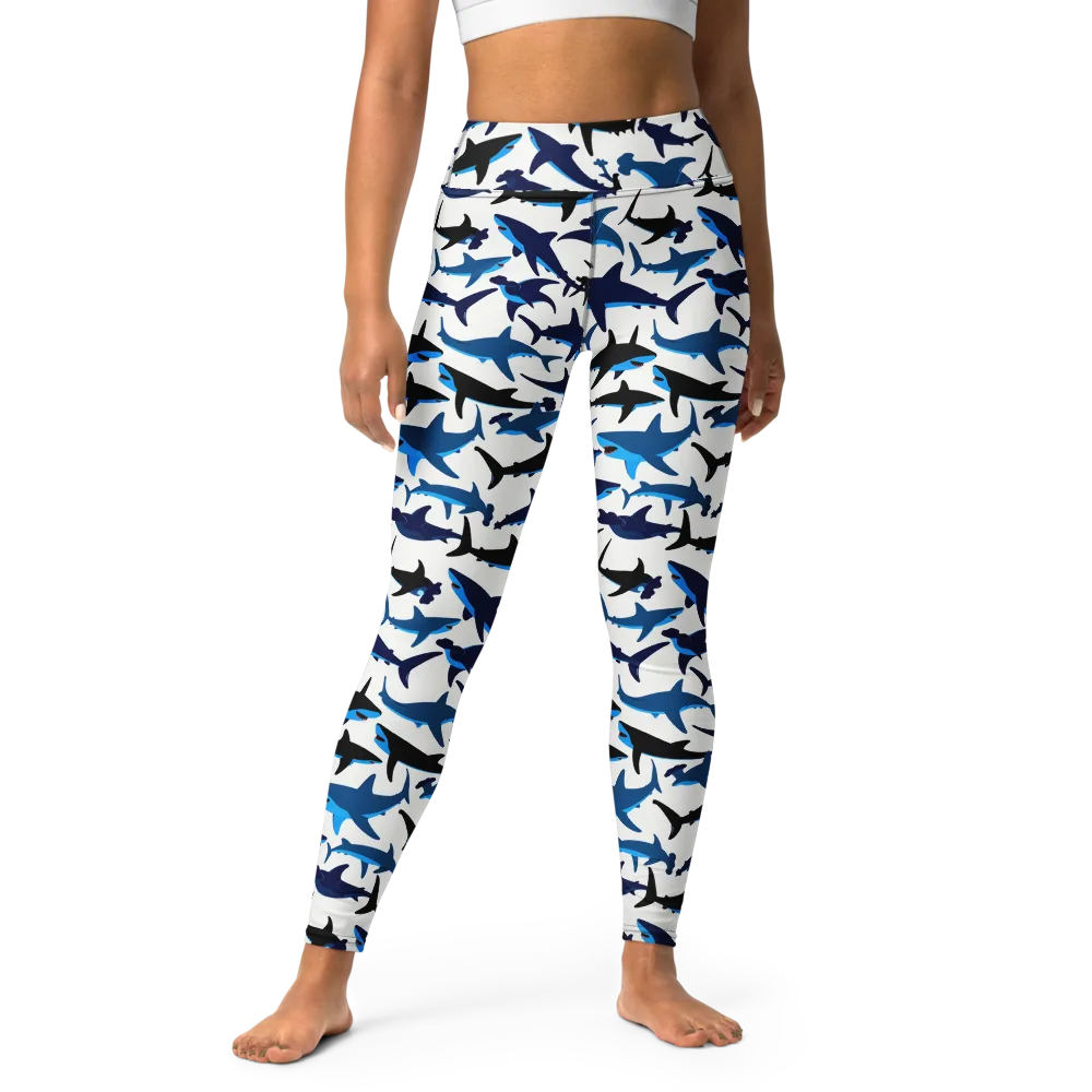 Abyssal School on Yoga Leggings — Front