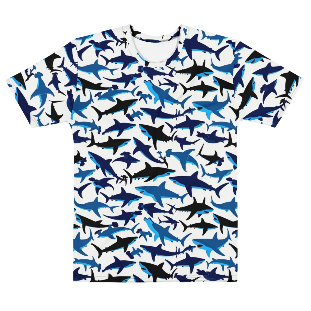 Abyssal School on Men's Cotton Crew Neck T-Shirt — Front