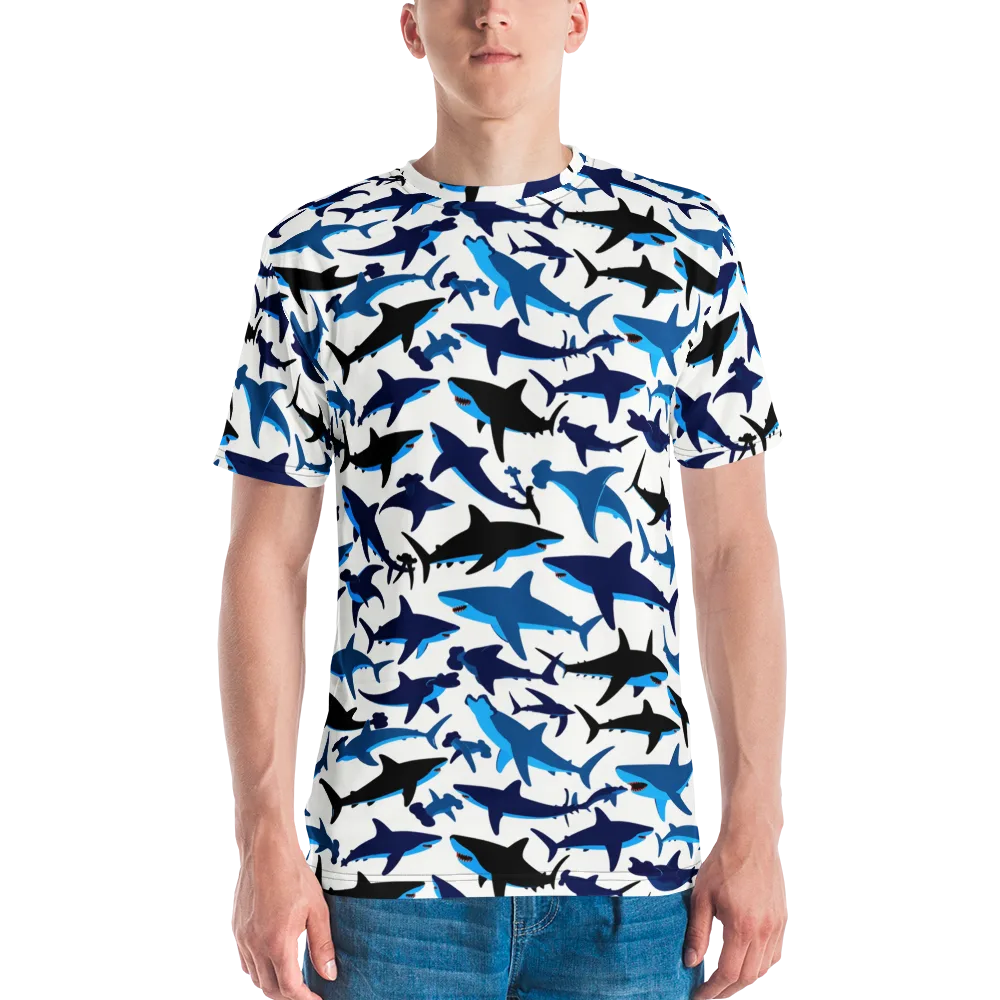 Abyssal School on Men's Crew Neck T-Shirt — Front
