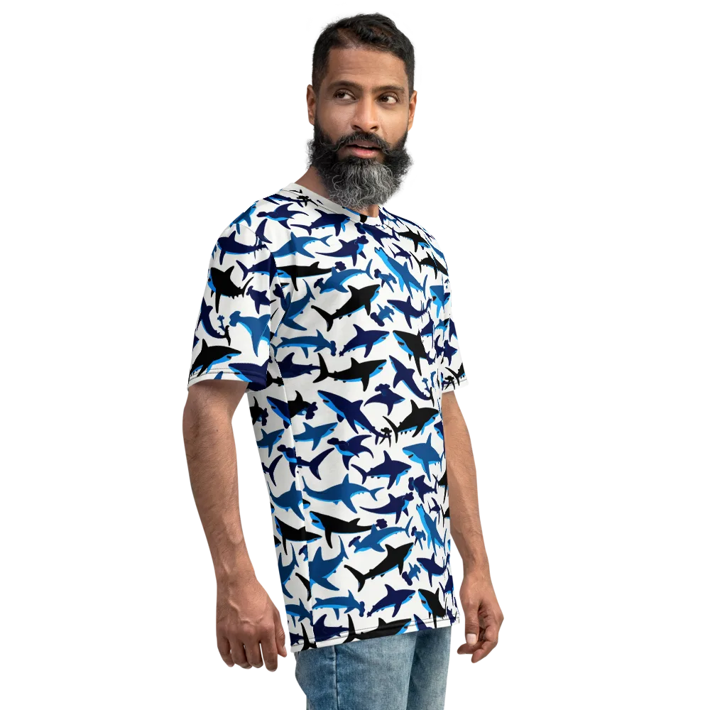 Abyssal School on Men's Crew Neck T-Shirt — Right