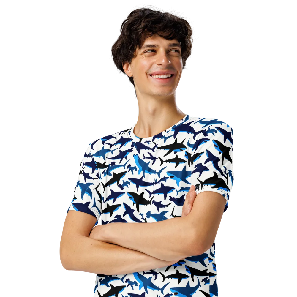 Abyssal School on Men's Crew Neck T-Shirt — Left Front