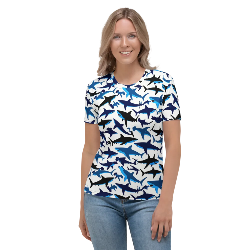 Abyssal School on Women's Crew Neck T-Shirt — Front