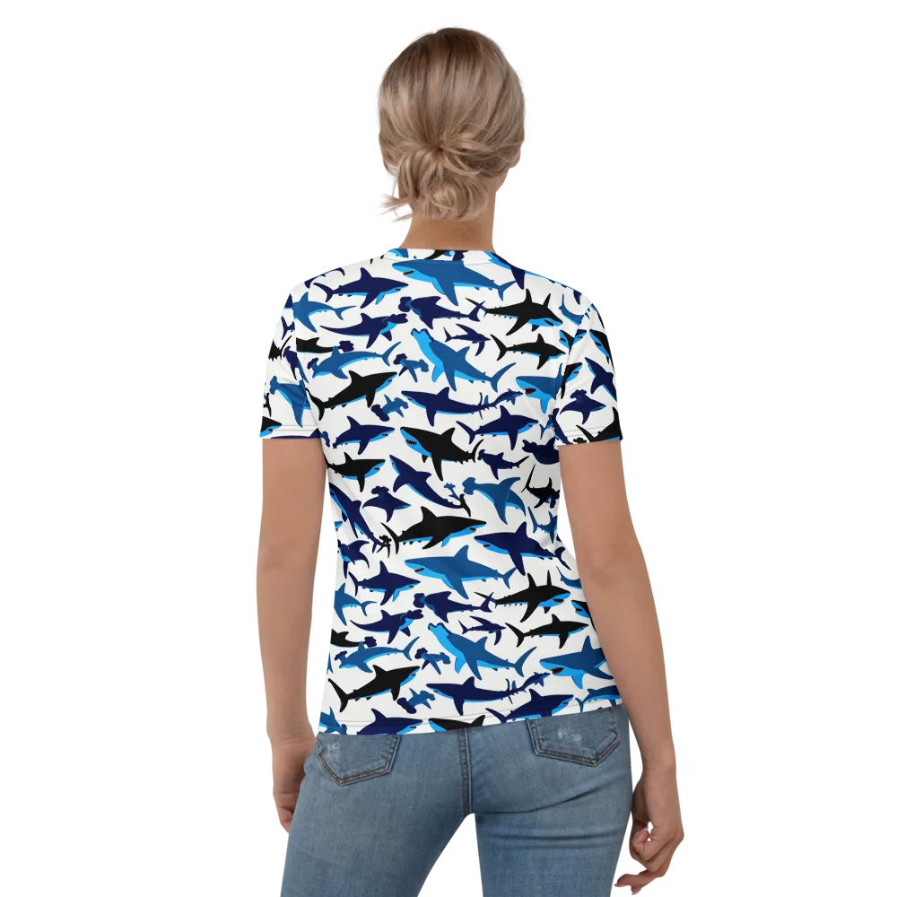 Abyssal School on Women's Crew Neck T-Shirt — Back