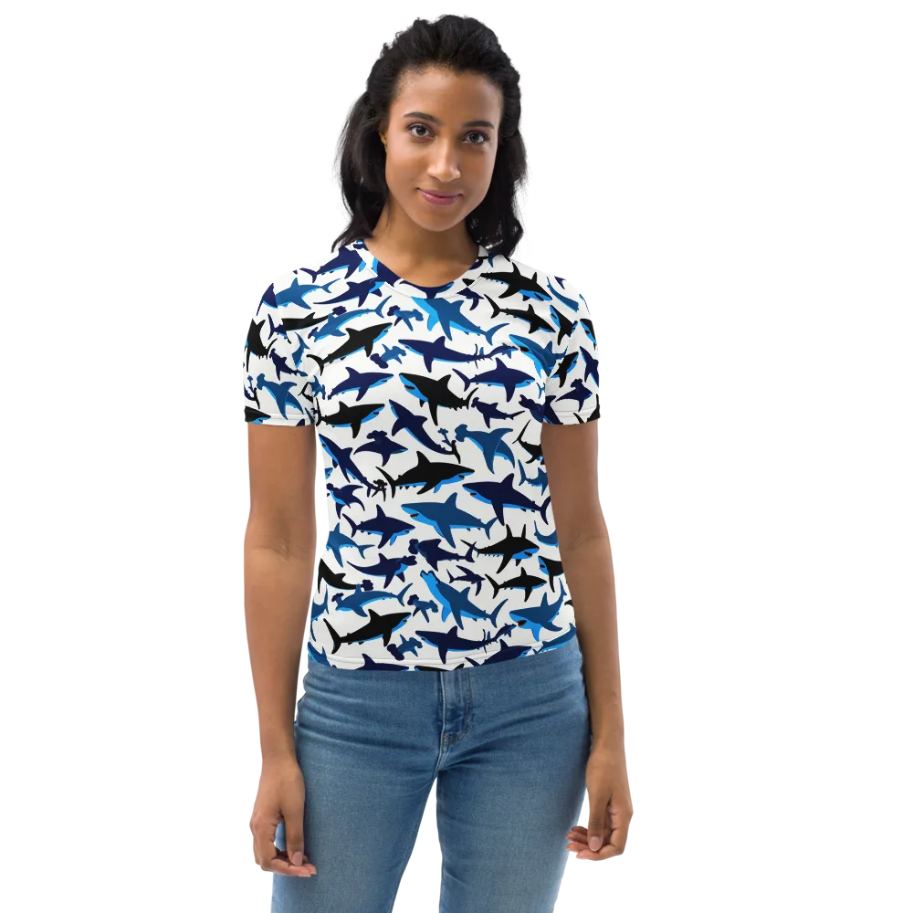 Abyssal School on Women's Crew Neck T-Shirt — Front