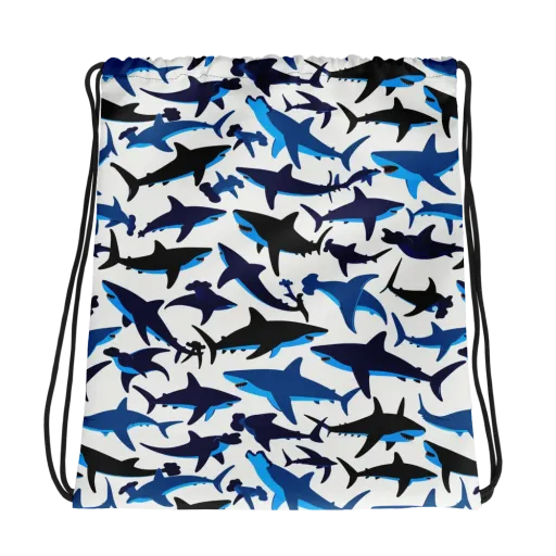 Abyssal School on a Drawstring Bag