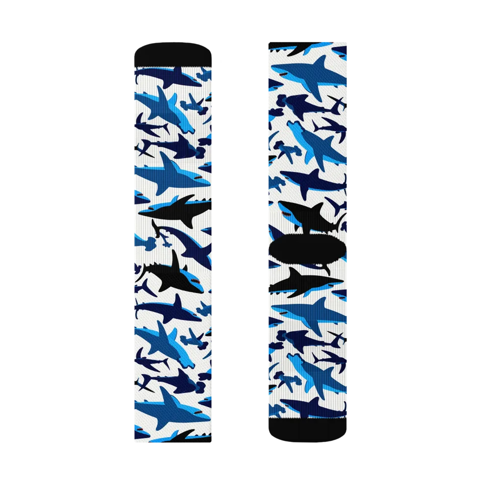 Abyssal School on Socks — Left Sock