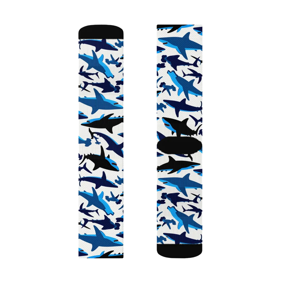 Abyssal School on Socks — Right Sock