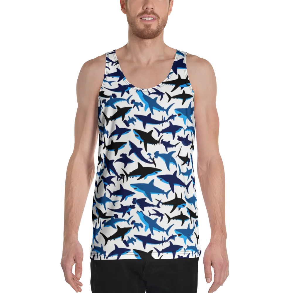 Abyssal School on Men's Tank Top — Front