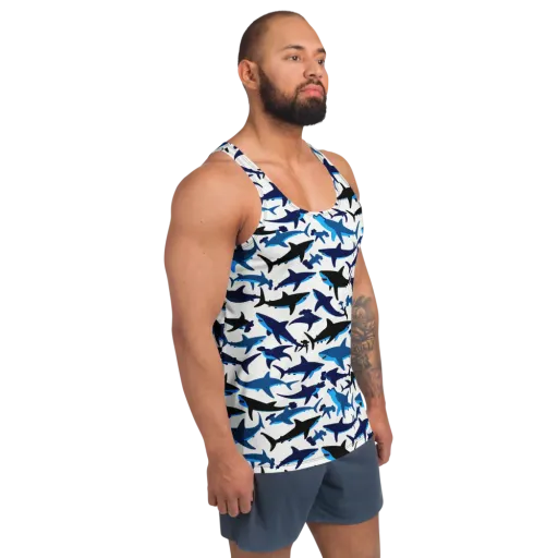 Abyssal School on a Men's Tank Top