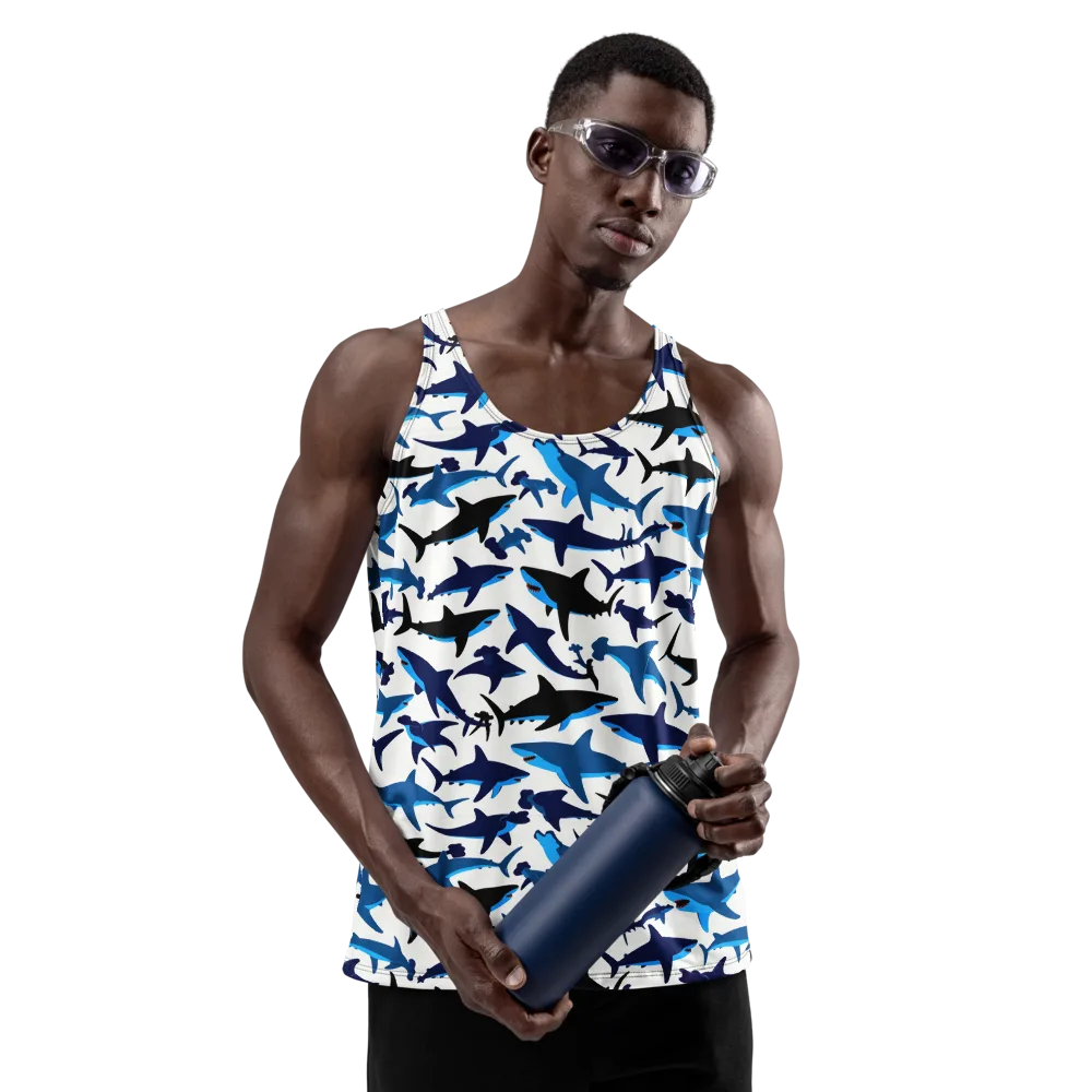 Abyssal School on Men's Tank Top — Front